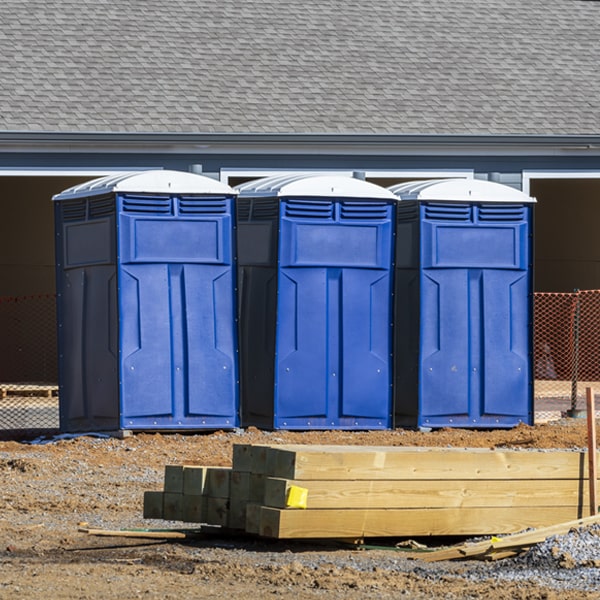 is there a specific order in which to place multiple portable toilets in Royal Oak MD